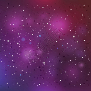 紫色矢量空间背景图片