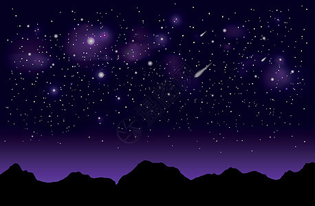 暗空背景星云火花天空旅行星系星座紫色科学勘探星空图片