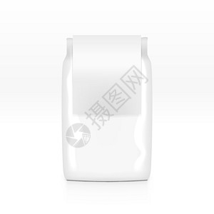 白色清白标签孤立的谷物塑料袋贴纸奢华店铺品牌小袋塑料盒子粮食小样食物图片