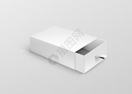 包装纸板丝带拉和幻灯片画家框小样礼物商品产品空白软件袖珍白色商业纸箱图片