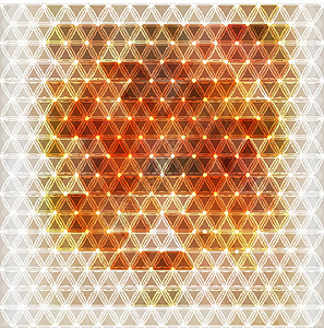 几何形状模式多边形网格马赛克水晶辉光墙纸三角形坡度光谱流动图片