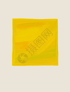 摘要绘画 石油绘画 现代艺术 最低要求 浅色背景的黄色广场背景图片