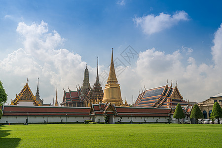 玉佛寺 泰国曼谷的皇家寺庙 位于曼谷大皇宫附近艺术建筑金子宝塔宗教场地地标文化旅行城市图片