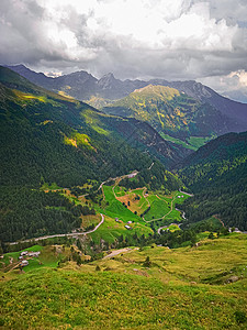 意大利和奥地利之间的Rombo咸味旅游天气旅行山脉盐味全景高山风景通行证图片