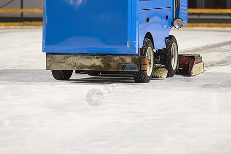冰平滑机打扫车辆活动机械降雪职业工具邻里工作溜冰场图片