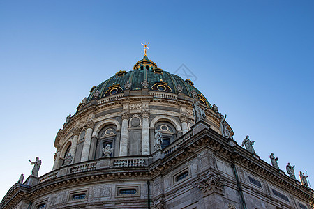 Frederik的教堂  Marble教堂 丹麦哥本哈根街道旅游建筑投资城市旅行福音目的地建筑学运河图片