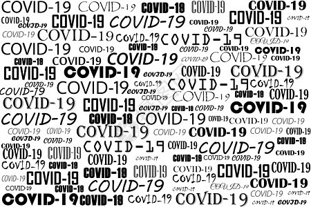 COVID-19 白背景的COVID-19 科罗纳病毒疾病 名为COVID-19图片