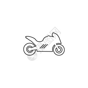 摩托车运输速度车轮引擎运动自行车白色骑士插图网络图片