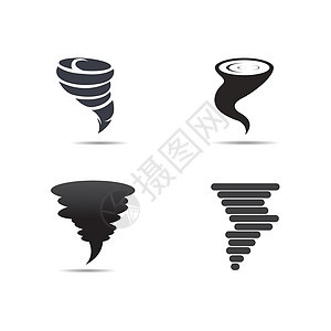 龙卷风图标艺术网络飓风螺旋力量插图台风速度漩涡气候图片