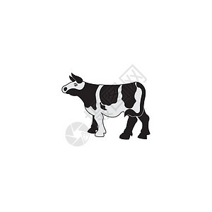 牛的图标配种插图标签哺乳动物牛肉牛奶绘画牛角农业畜牧业图片