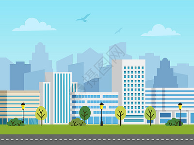 城市城市病媒景观 建筑物和摩天大楼基础设施生态灯笼涂鸦办公室交通商业房子建筑学天空图片