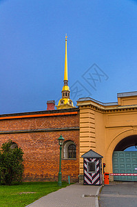 圣彼得和保罗大教堂教堂的金皮图片