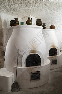Eger附近匈牙利北部旧式厨房炉灶图片