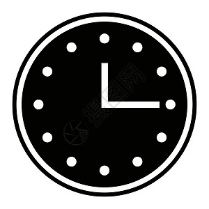 黑色时钟环影图标 矢量商业测量手表倒数旅行时间跑表界面小时圆圈图片