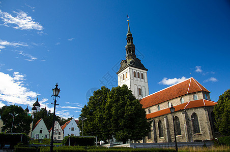 爱沙尼亚塔林老城的圣尼古拉教堂和博物馆图片