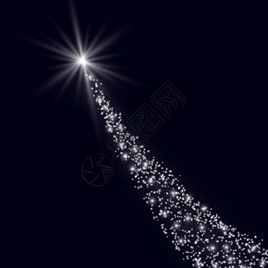 闪闪发光的彗星尾巴的魔法光迹 发光的闪光闪闪发光 孤立的闪亮钻石喷雾魅力新星浮华奢华墙纸雪花踪迹阳光流星庆典图片