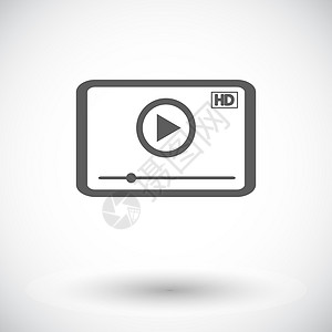 视频播放器图标体积音乐播放器软件电视玩家插图界面网络电影黑色背景图片