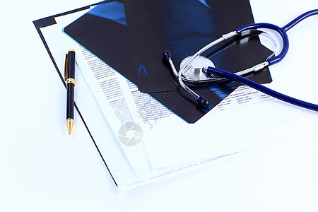 医疗图像处理纸药品笔记病人访问医师诊所处方账单陈述商业图片