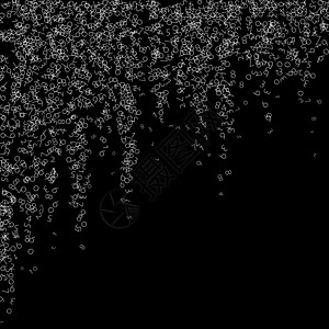 下降的数字 大数据概念 二进制白色混沌飞行数字 黑色背景上令人敬畏的未来派横幅 带有下降数字的数字矢量插图图片