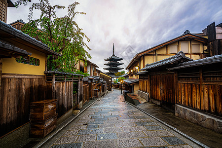 东京街道日本京都和Sannen Zaka街街道旅行神社建筑建筑学神道寺庙文化地标旅游背景