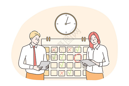 时间管理 多任务管理 效率 计划 协同工作 业务概念图片