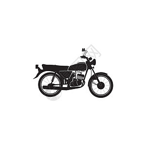 摩托车图标越野骑士运动驾驶力量插图车轮自行车车辆旅行图片