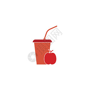 苹果果汁标识柠檬橙子玻璃太阳菜单插图饮食饮料甜点水果图片