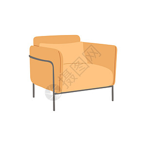 扫描型平板设计矢量的座椅插图公寓座位扶手椅家具风格平面休息室房间图片
