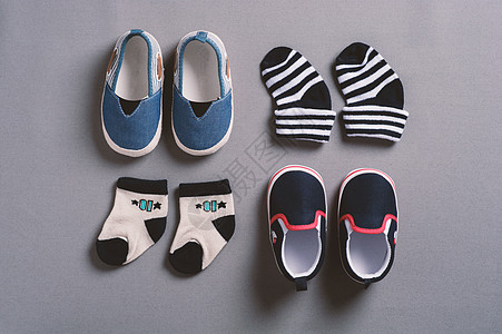婴儿小鞋织物脚印柔软度婴儿期纺织品童年鞋类服装孩子男生图片