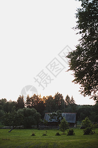 夏季乡村景观的美丽自然牧草地景色 风景公园高尔夫球季节天气农田农场地平线晴天仙境天空图片