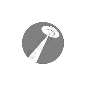 Ufo 徽标图标设计插图模板矢量小说宇宙飞船商业艺术现象网络科学徽章技术图片