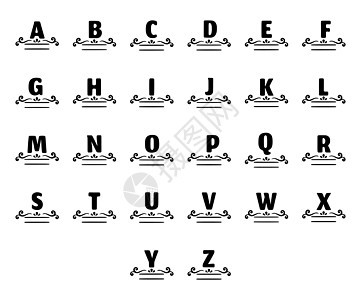 矢量设置优雅的名称单词 在白背景上隔离 创意字母和数字符号以涂鸦样式图片