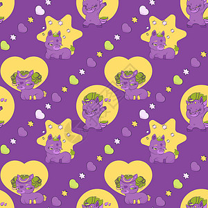 可爱的小石头 小独角兽王子相爱淡绿色岩石魔法紫色小马爬坡纺织品标题装饰品彩虹图片