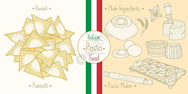 填满拉维奥利·潘索蒂的意大利面食图片
