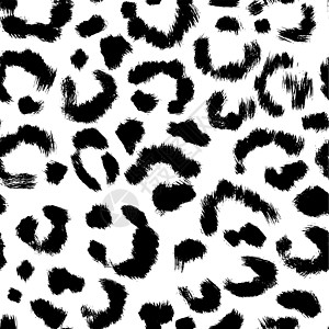 豹皮皮肤美工仿造印刷品 矢量无缝模式动物风格异国艺术品丛林荒野艺术白色情调织物图片