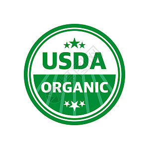 USDA 有机防护标志 符号无 gmo 矢量图标互联网检查抗生素杂货店手工环境农药橡皮蔬菜业部背景图片