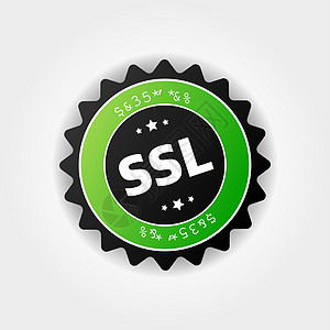 安全连接图标矢量插图在白色背景上隔离 平面样式安全 ssl 屏蔽符号 受保护的安全数据加密技术 https 证书隐私标志标记互联图片