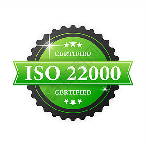 ISO认证了2000个绿色橡胶印章 上面有白色背景的绿色橡胶 现实物体 矢量图解图片