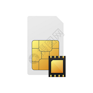 数字 e sim 芯片主板数字芯片 现代图标 白色背景 矢量模板 通信图标符号移动卡片塑料母板插图全球模拟纳米金子手机卡图片