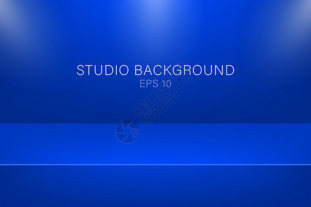 现代演播室背景 任何用途的伟大设计 矢量暗蓝色抽象背景 3d矢量图解图片