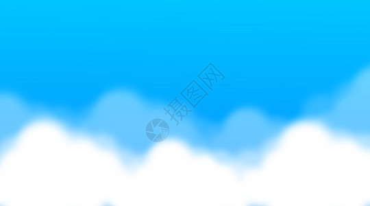 套蓝天 云彩 云形图标 云形 用于徽标 Web 和打印的矢量设计元素图片