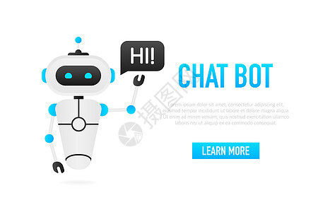 Chatbot 图标概念 聊天bot或Shadbot 网站或移动应用程序的机器人虚拟协助 矢量插图演讲智力技术标识网络短信服务用图片