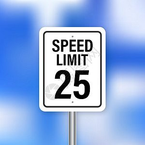 美国标志限速 孤立的矢量图 城市插图 矢量符号圆圈邮政信号警告指示牌木板驾驶法律安全路线图片