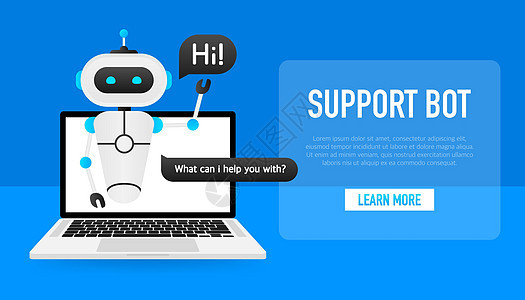 Chatbot 图标概念 聊天bot或Shadbot 网站或移动应用程序的机器人虚拟协助 矢量插图互联网标识顾客服务信使技术社会图片