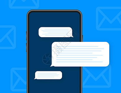 带有蓝色移动ui和ux设计的图标 在红背景上进行网络设计 App 界面模板等距横幅体验红色标识电话屏幕网站用户手机背景图片