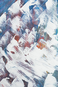 红 蓝 白和其他彩色油漆 抽象和现代绘画艺术帆布墙纸插图水彩作品蓝色海洋缺陷材料背景图片