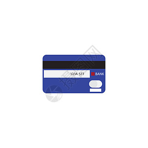 ATM 卡图标模板矢量支付购物插图零售借方银行卡银行业交易技术电子商务图片