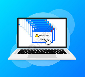 系统错误矢量图标失败 pc 接口 错误信息 计算机窗口提醒弹出蓝屏屏幕酒吧安全操作展示网站互联网下载按钮图片