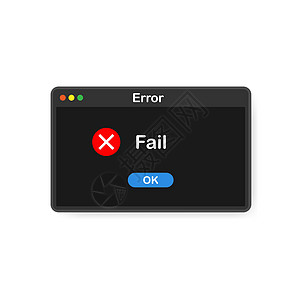 系统错误矢量图标失败 pc 接口 错误信息 计算机窗口提醒弹出警告信号技术数据警报电脑酒吧碰撞流行音乐屏幕图片