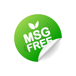 Msg Free绿色图标 Msg Free 用于任何目的的绝佳设计 矢量标识食物标签叶子产品徽章香料棕榈图片